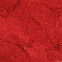 Sisal rood 500g natuurlijke vezels
