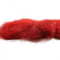 Sisal rood bordeaux natuurlijke vezel 300g