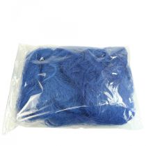 Artikel Sisalwatten, blauw, natuurlijke vezels, 300 g, geschenkverpakking, vulling, decoratie