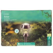 Artikel Solar tuinlampen set van 4 – bolvormig met grondpen, 36 cm