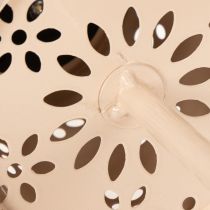 Artikel Tafellamp met bloemenpatroon, op zonne-energie, voor romantische tuinverlichting, 28 cm