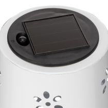 Artikel Solar tafellamp met bloemenpatroon voor verlichting op balkon, terras of in de tuin, 28 cm