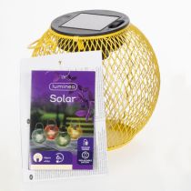 Artikel Solarlantaarn voor tuin en terras in een modern design, gemaakt van metaal, 12 cm