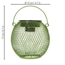 Artikel Ronde LED-zonnelantaarn, perfect voor tuin of terras, sfeervolle verlichting, 12 cm