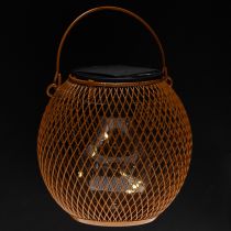 Artikel Solar LED-lantaarn voor sfeervolle tuinverlichting in een aantrekkelijk metalen ontwerp, 12 cm