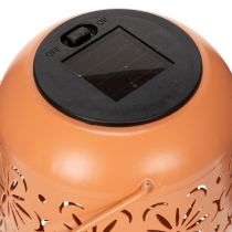 Artikel Solarlantaarn met bloemenmotief voor romantische avonden in de tuin, 26 cm