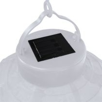 Artikel Lantaarn LED met solar 20cm wit