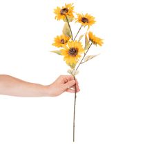 Artikel Kunstmatige zonnebloem, levensechte decoratie, 72 cm, 2 stuks