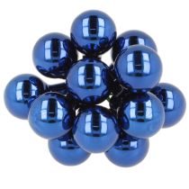 Artikel Mini kerstballen aan een draadje, met spiegelende bessen, 20 mm, 140 stuks