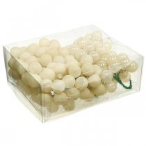Artikel Mini kerstballen crème mix mat/glans Ø20mm 140 st