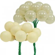 Artikel Mini kerstballen crème mix mat/glans Ø20mm 140 st
