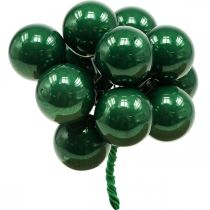 Artikel Mini kerstballen op draad Ø25mm glas groen 140st