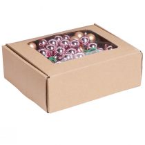 Artikel Spiegel Bessen Abrikoos Roze Glazen Bollen Draad Ø20mm 140 st