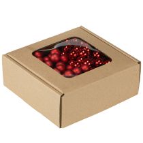 Artikel Mirror Berries Rood Mat, Glanzend Ø1,5cm 140 stuks