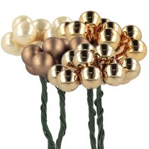 Artikel Spiegelbessen Ø1,5cm bruin-goud 140 st