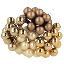 Artikel Spiegelbessen Ø1,5cm bruin-goud 140 st