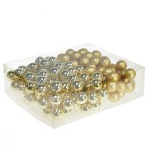 Artikel Mini kerstboomballen glas spiegel bessen Ø20mm 140 st