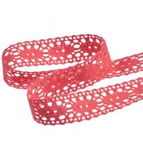 Artikel Kantlint cadeaulint roze koraal 18mm 20m