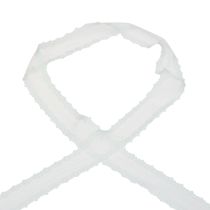 Artikel Kantlint trouwlint decoratief lint kant wit 28mm 20m