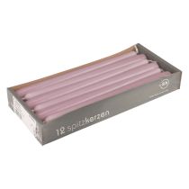 Artikel Conische kaarsen Wenzel kaarsen lila 250/23mm 12 st