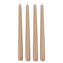Artikel Conische kaarsen Wenzel kaarsen beige 250/23mm 12 st