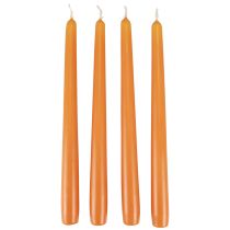 Artikel Conische kaarsen Wenzel kaarsen oranje 250/23mm 12st