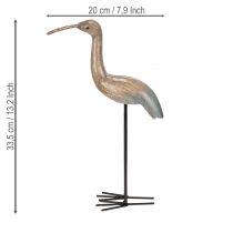 Artikel Decoratieve vogelfiguur voor seizoensarrangementen, 34 cm