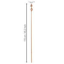 Artikel Tuinpaal met decoratief element, 115 cm, voor tuindecoratie.