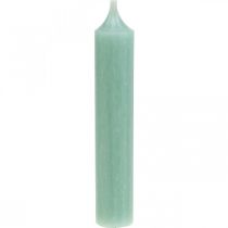 Kaarsen kort Kaarsen Groene Jade voor lus Ø21/110mm 6st