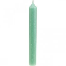 Artikel Stokkaarsen groene kaarsen jade kaars decoratie Ø21mm 170mm 6 st
