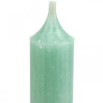 Artikel Stokkaarsen groene kaarsen jade kaars decoratie Ø21mm 170mm 6 st