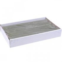 Artikel Effen kaarsen olijfgroene stokkaarsen 34×240mm 4 st