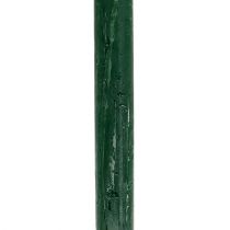 Kaars donkergroen door en door gekleurd 34 x 240mm 4st