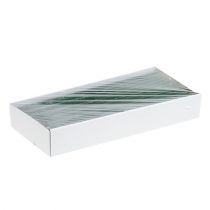 Artikel Taper kaars donkergroen effen gekleurd 34 x 240 mm 4 st