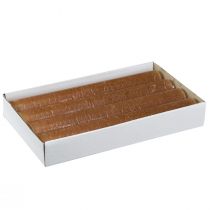 Artikel Stokkaarsen, effen kaarsen, karamel, 34x240mm, 4 stuks