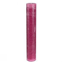 Artikel Taper kaarsen effen kaarsen Berry 50x300mm 4 st