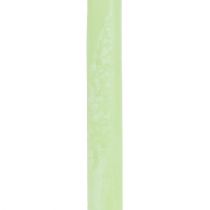 Artikel Taper kaarsen effen limoengroen 21×240mm 12 st