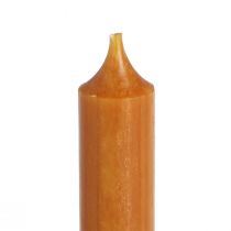 Artikel Taper kaarsen korte waskaars in karamel 21x110mm 6 st