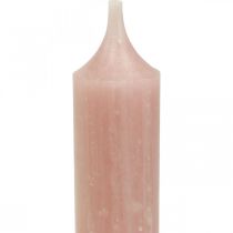 Artikel Stokkaarsen roze kaarsen boho kaarsdecoratie Ø21/170mm 6 st