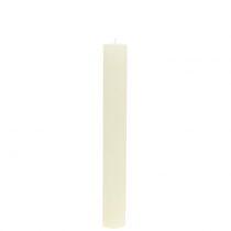Artikel Taper kaarsen effen crème 34mm x 240mm 4 st