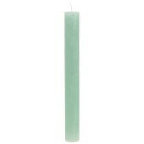 Artikel Taper kaarsen effen lichtgroen 34mm x 300mm 4st