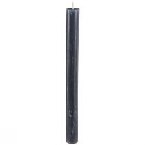 Artikel Taper kaarsen, effen kaarsen, antraciet, 21×240mm, 12 stuks