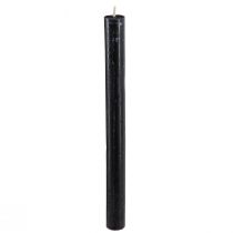 Artikel Taper kaarsen effen kaarsen zwart 21×240mm 12 st
