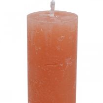 Artikel Kaarsen gekleurd door Oranje Perzik 34×240mm 4st