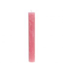 Artikel Stokkaarsen roze gekleurd 34mm x 240mm 4 st
