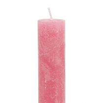 Artikel Stokkaarsen roze gekleurd 34mm x 240mm 4 st