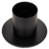 Artikel Kandelaar met taps toelopende glazen cilinder. Eenvoudig en tijdloos. 31 cm