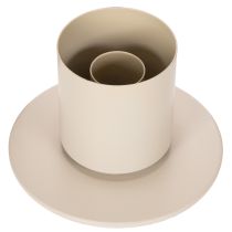 Artikel Moderne kaarsenhouder met glazen cilinder en voet, 31 cm