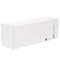 Artikel Moderne kaarsenhouder met glazen cilinder en voet, 31 cm