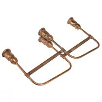 Artikel Antieke stokkandelaar voor 4 kaarsen goud 18×18cm H16,5cm